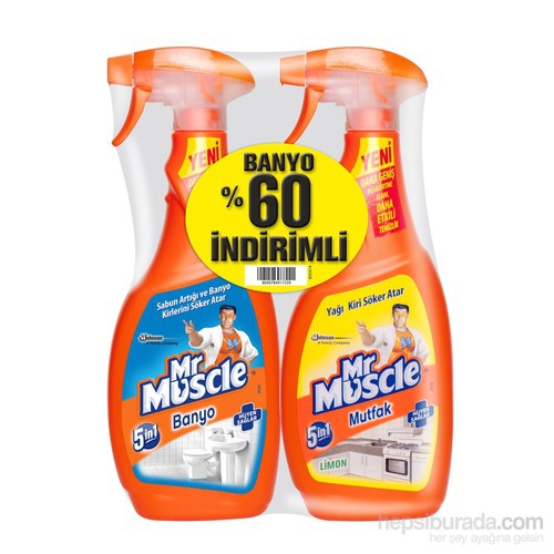 Mr. Muscle Sprey 750 ml + 750 ml