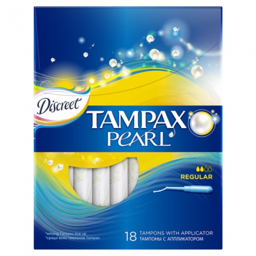 Tampons Tampax Pearl Regular 18 pcs