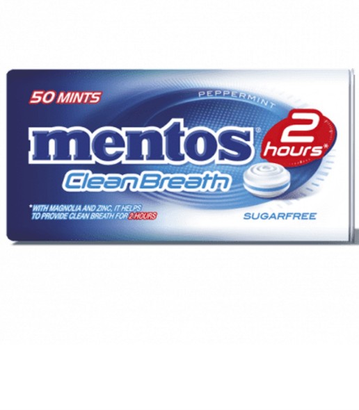 Mentos 2H Clean breath Tin 35gr*12*12