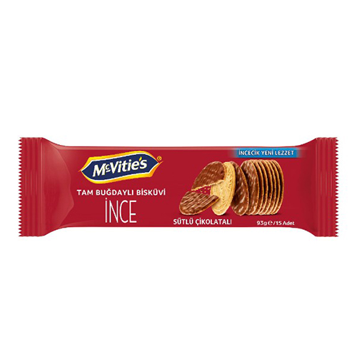 Ülker Mcvities Digestive Thins Sütlü Çikolatalı 93gr*16