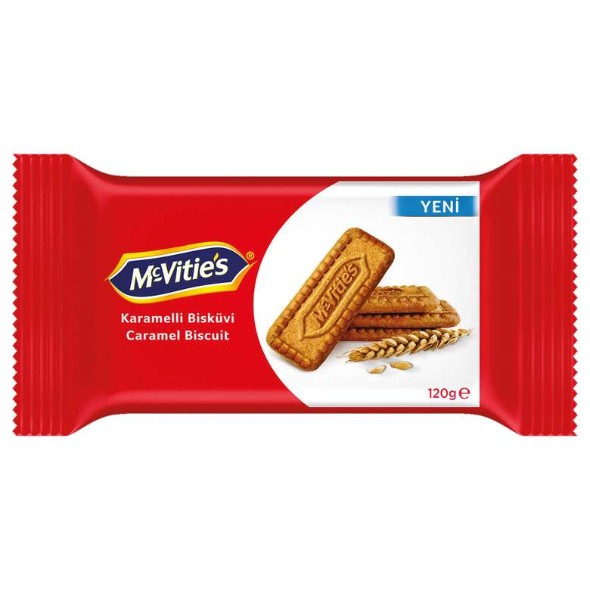 Ülker Mcvities Digestive Karamelli Bisküvi 120gr*16