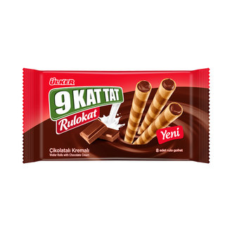 Ülker 9Kat Rulokat Gofret Çikolatalı 42gr*12