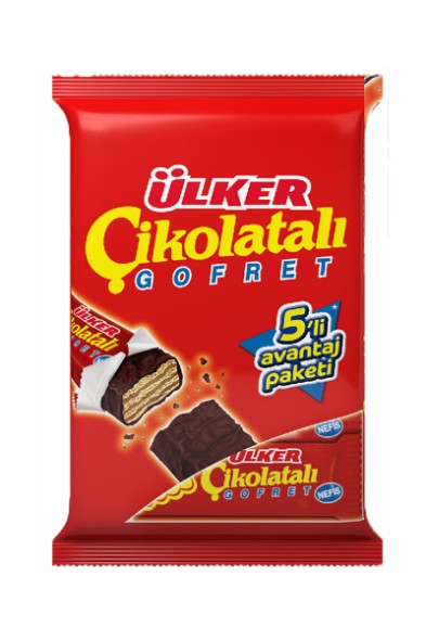 Ülker Çikolatalı Gofret 5li 36gr *24