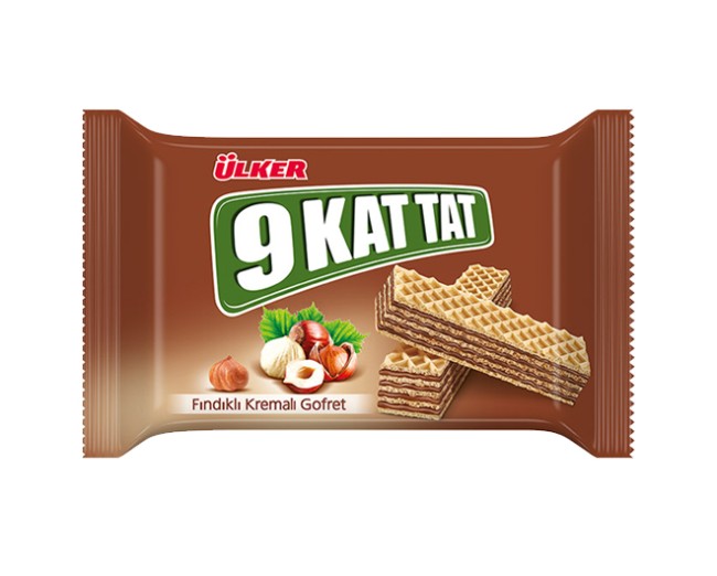 Ülker 9Kat Tat Fındıklı Gofret 39gr*24