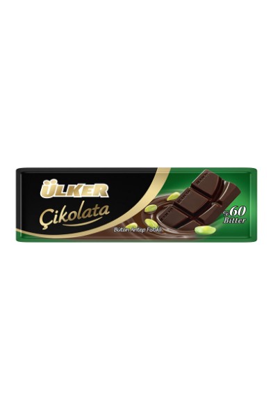 Ülker Baton Çikolata Antep Fıstıklı Bitter 32gr*12*6