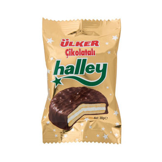 Ülker Halley Kaplamalı Çikolatalı 30gr*24