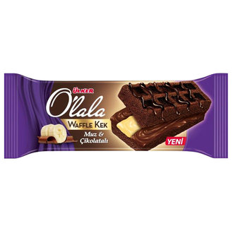 Ülker Olala Waffle Kek Çikolatalı Muzlu 70gr*12
