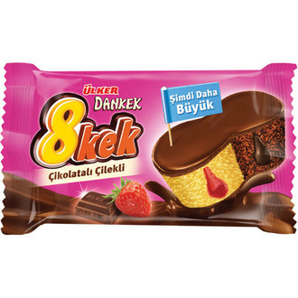 Ülker Dankek 8Kek Çikolatalı Çilekli 55gr*24