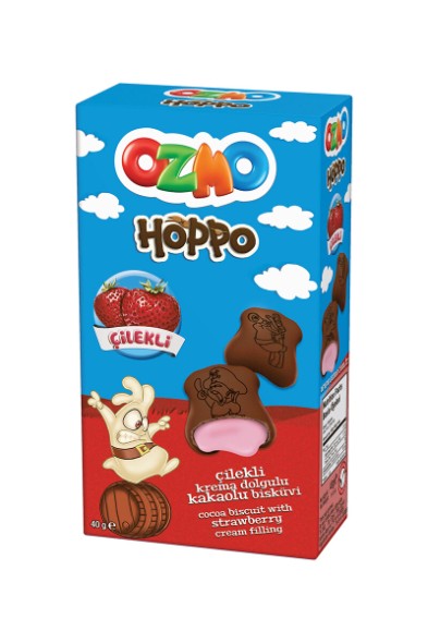 Ozmo Hoppo Çilekli 40gr*12*4