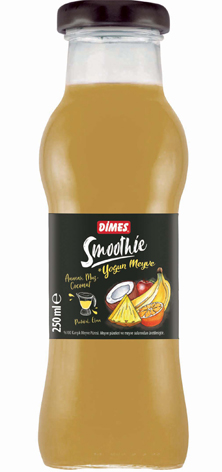 Dimes Smoothie 250ml Ananas Portakal Muz*24