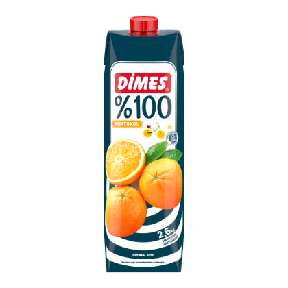dimes %100 Portakal Suyu 1lt*12 