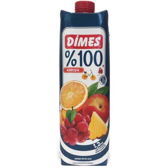 Dimes %100 Meyve Suyu Karışık 1lt*12