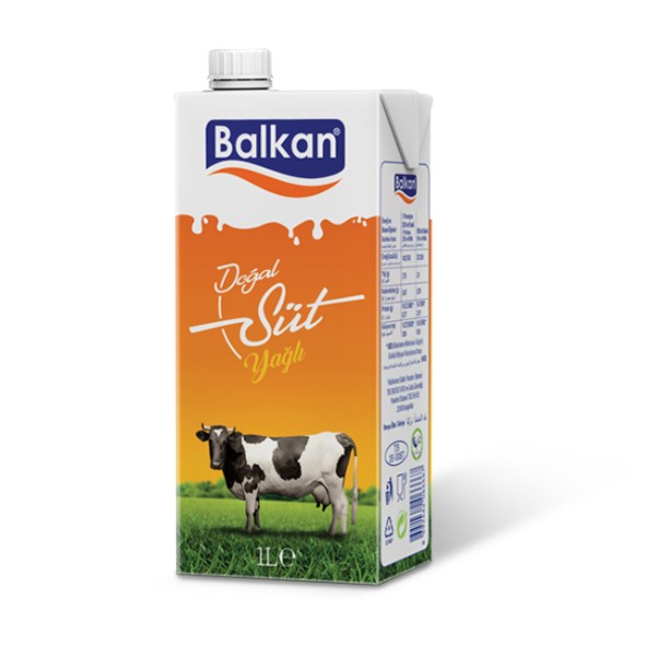 Balkan Süt Tam Yağlı 1lt*12