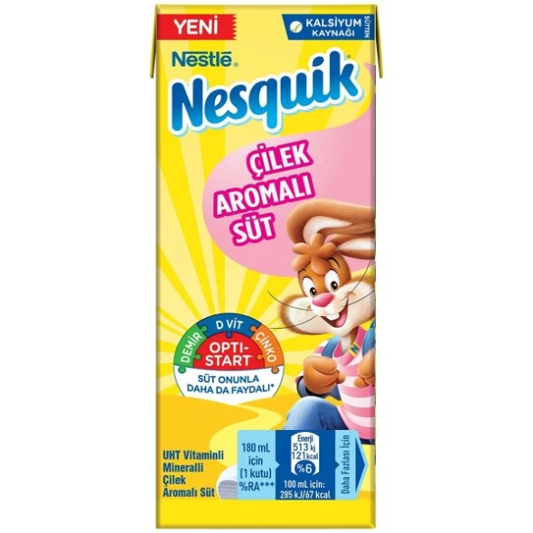 Nesquik Çilekli Süt 180ml*27