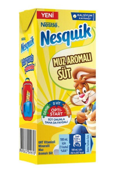 Nesquik Muzlu Süt 180ml*27