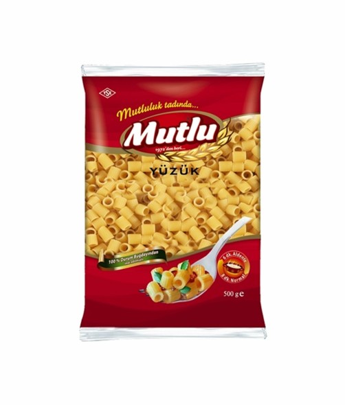 Mutlu Makarna Yüzük Makarna 500gr*20