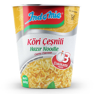 İndomie Bardak Köri Çeşnili 60gr*24