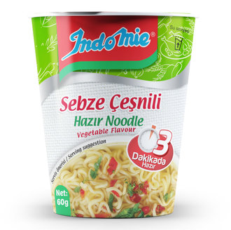 İndomie Bardak Sebze Çeşnili 60gr*24
