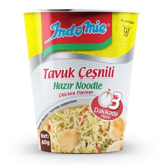 İndomie Bardak Tavuk Çeşnili 60gr*24