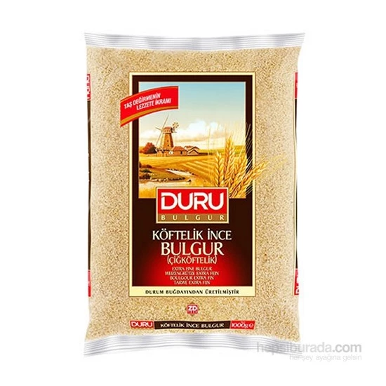 Duru Köftelik İnce Bulgur (Çiğköftelik) 1 Kg*12