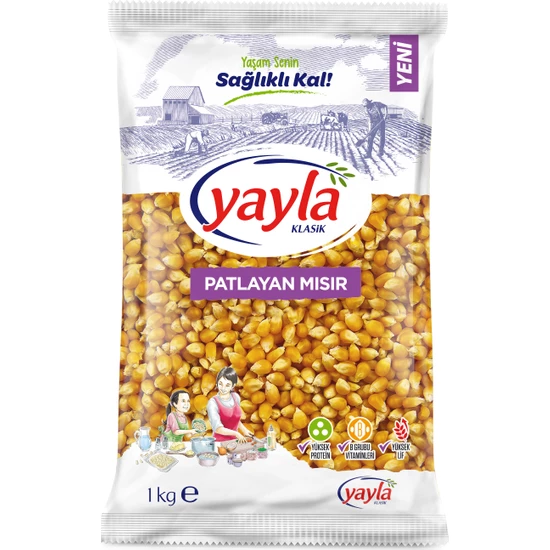 Yayla Patlayan Mısır 1 Kg*12